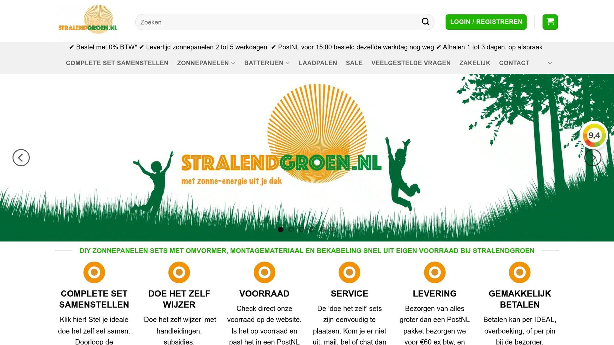 Stralendgroen