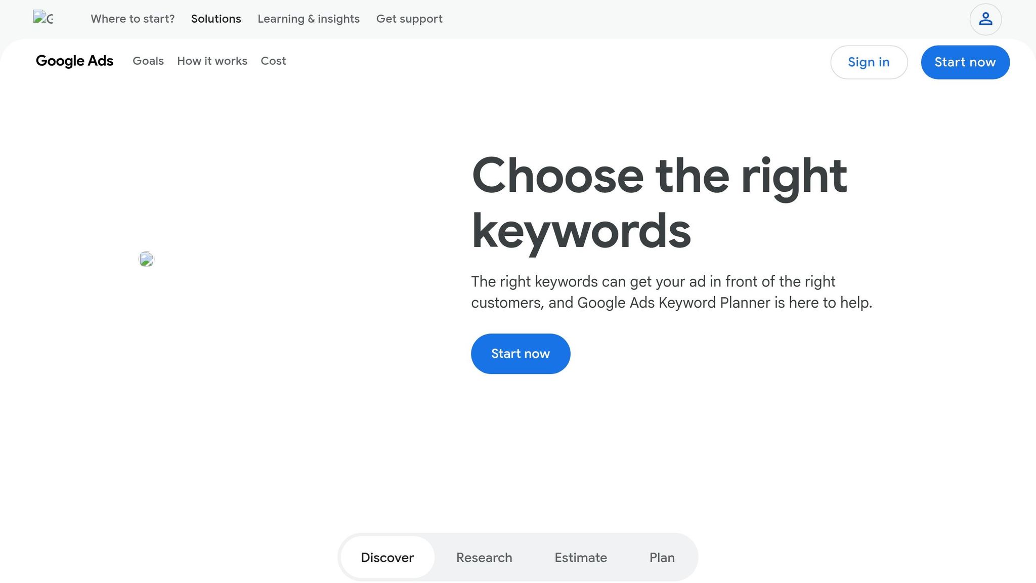 Google Keyword Planner