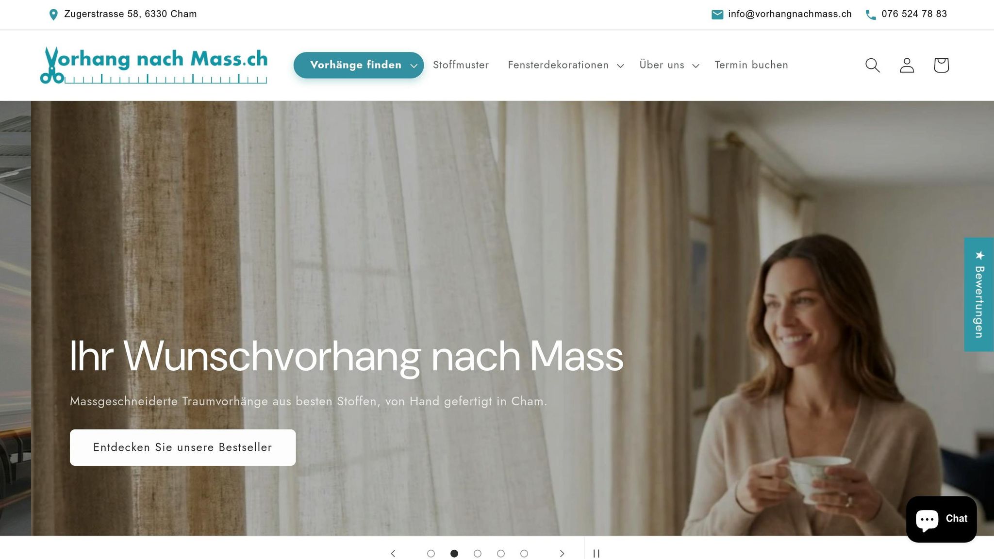 Vorhang nach Mass