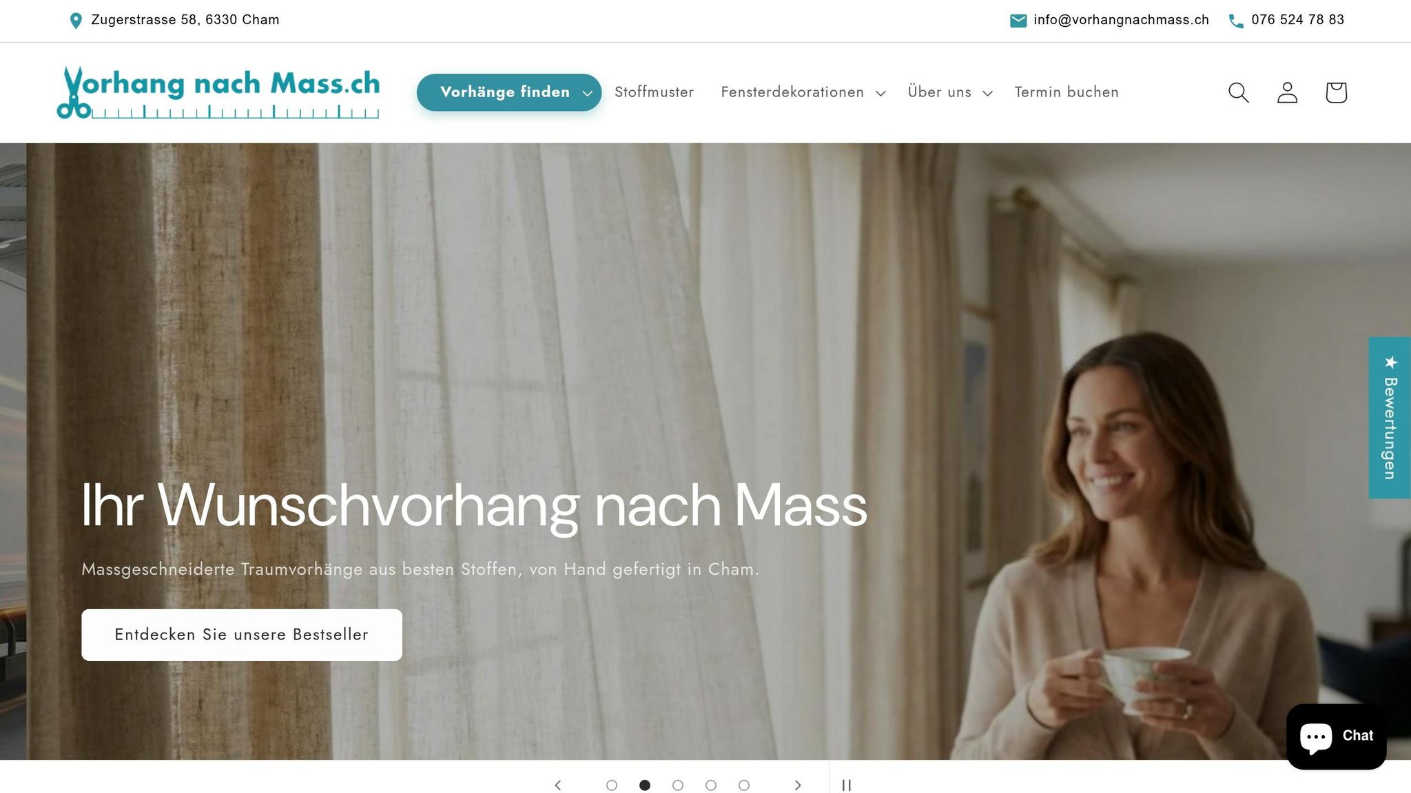 Vorhang nach Mass