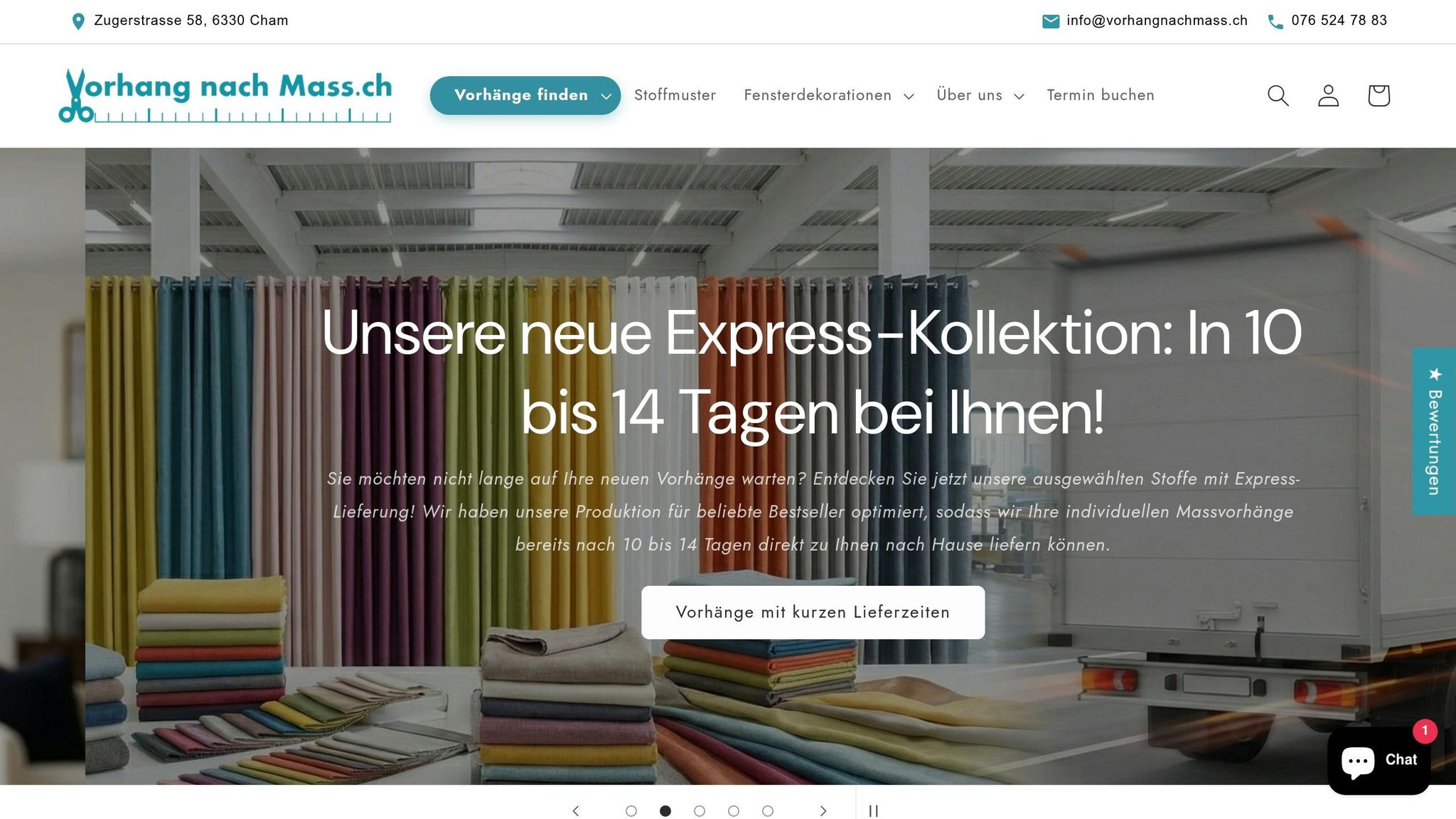 Vorhang nach Mass