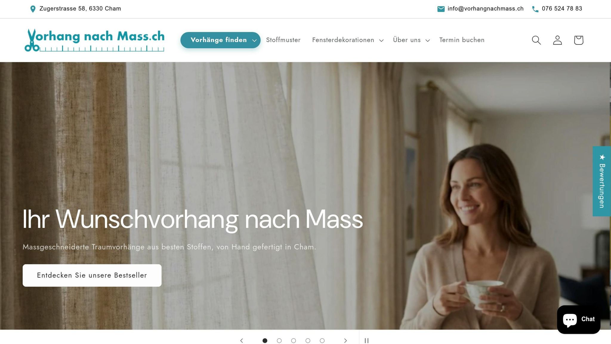 Vorhang nach Mass
