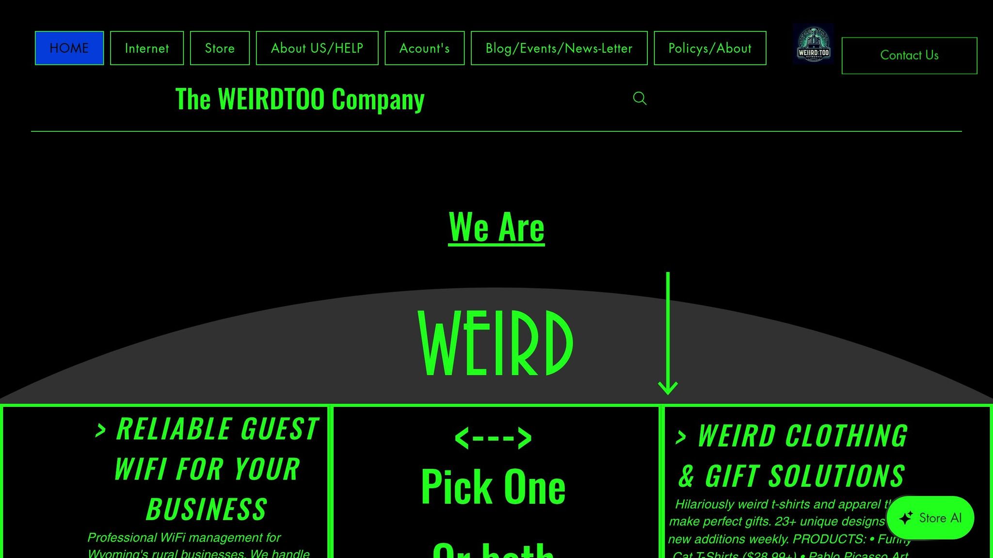 WEIRDTOO LLC
