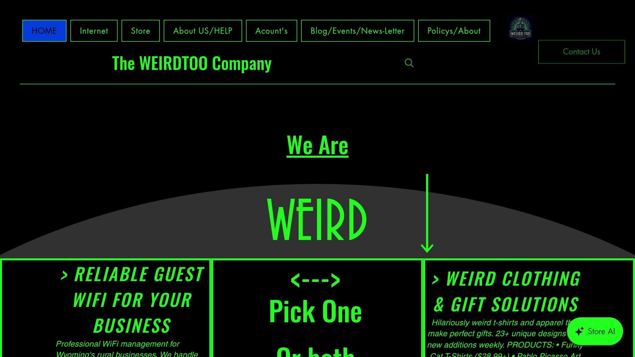 WEIRDTOO LLC