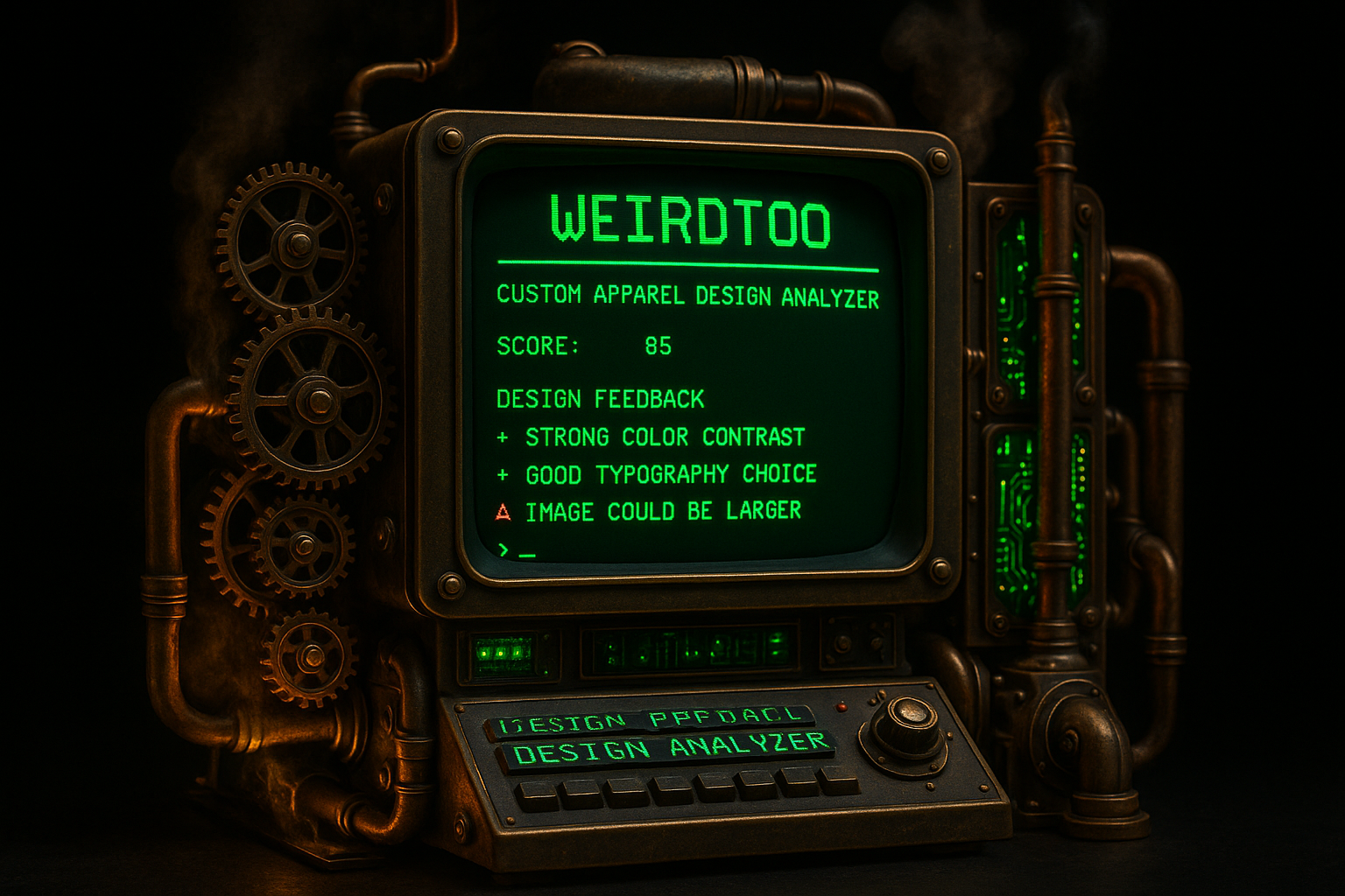 Custom Apparel Design Analyzer Tool