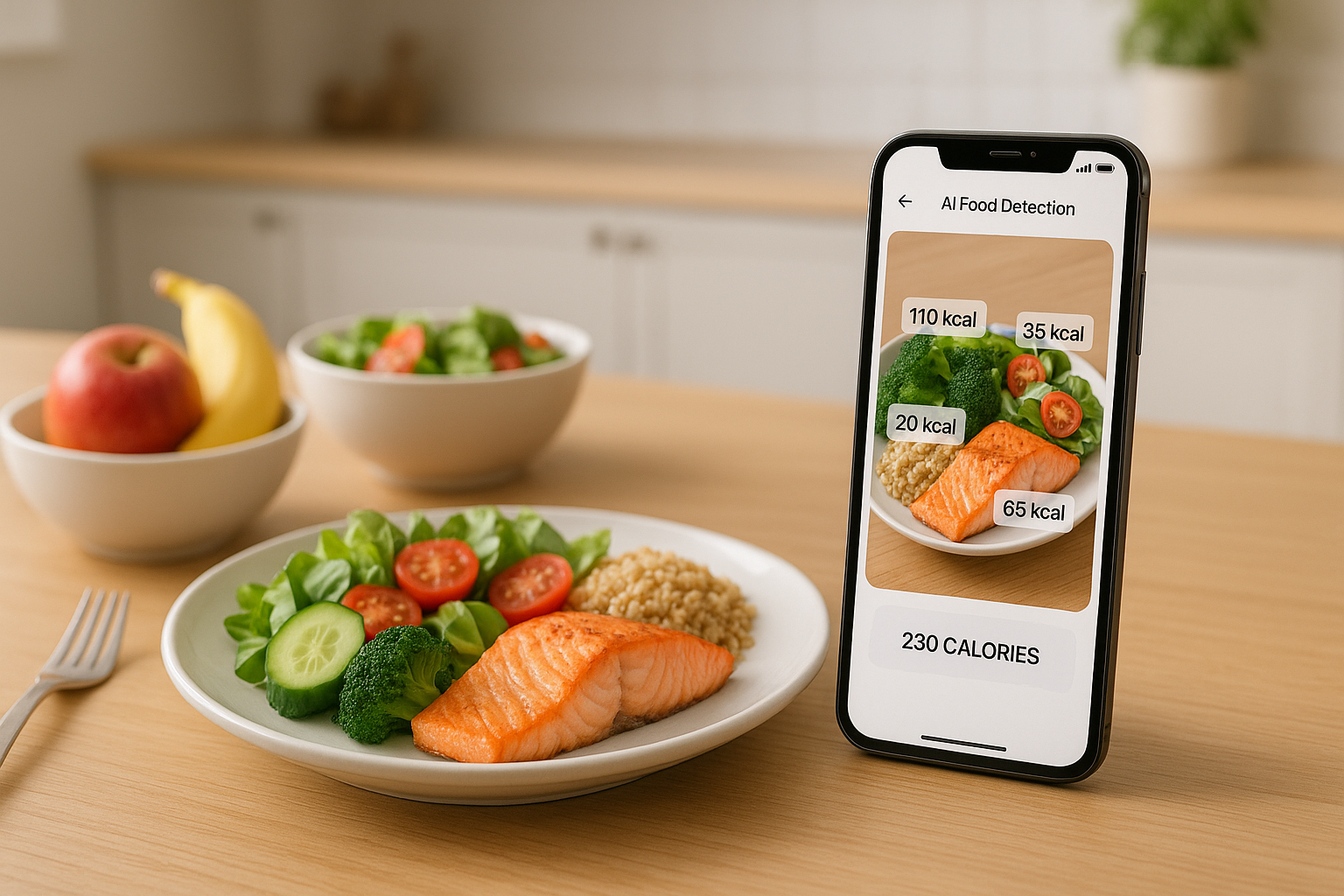 How to Count Calories Using AI Food Detection