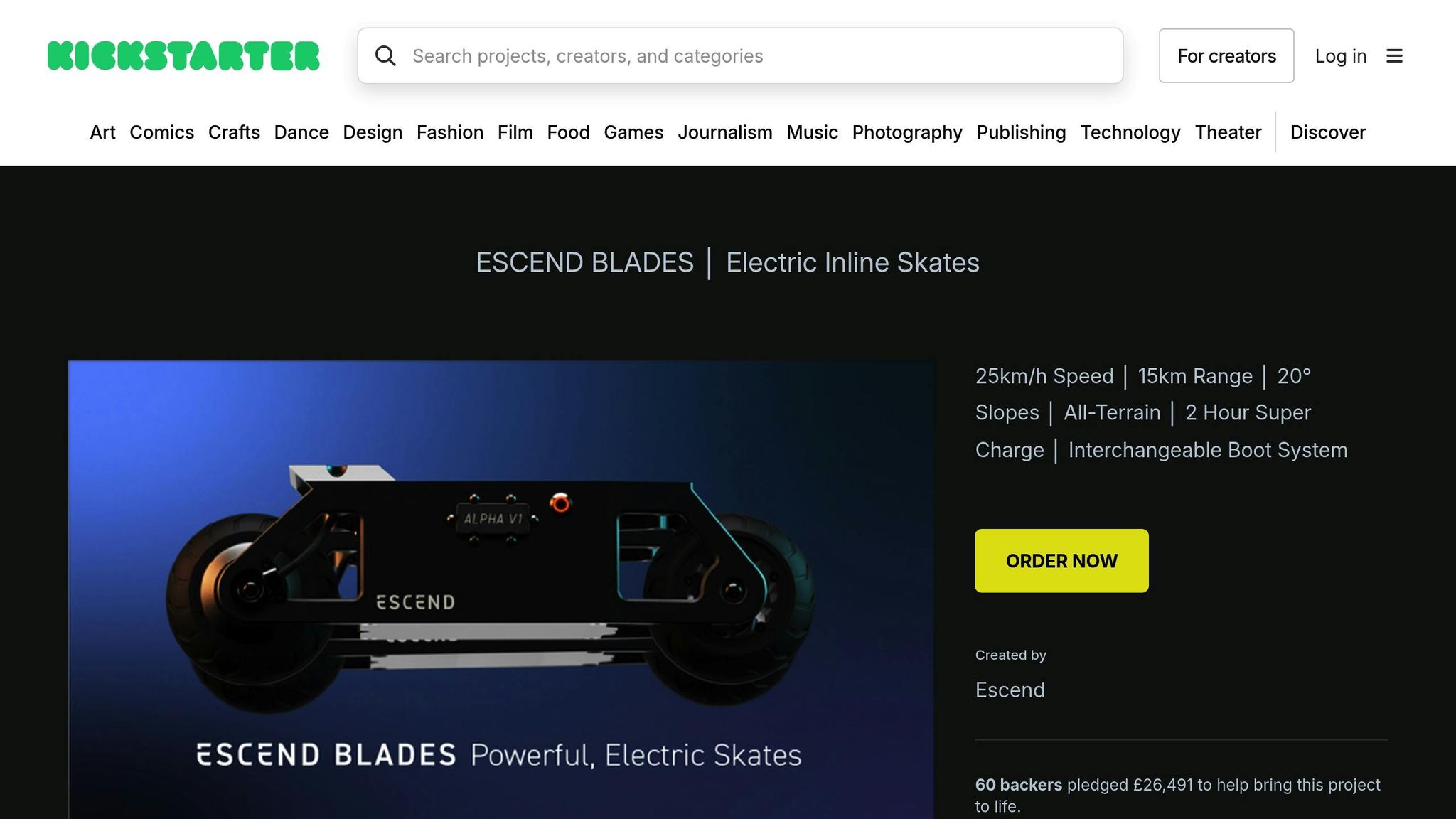 Escend Blades