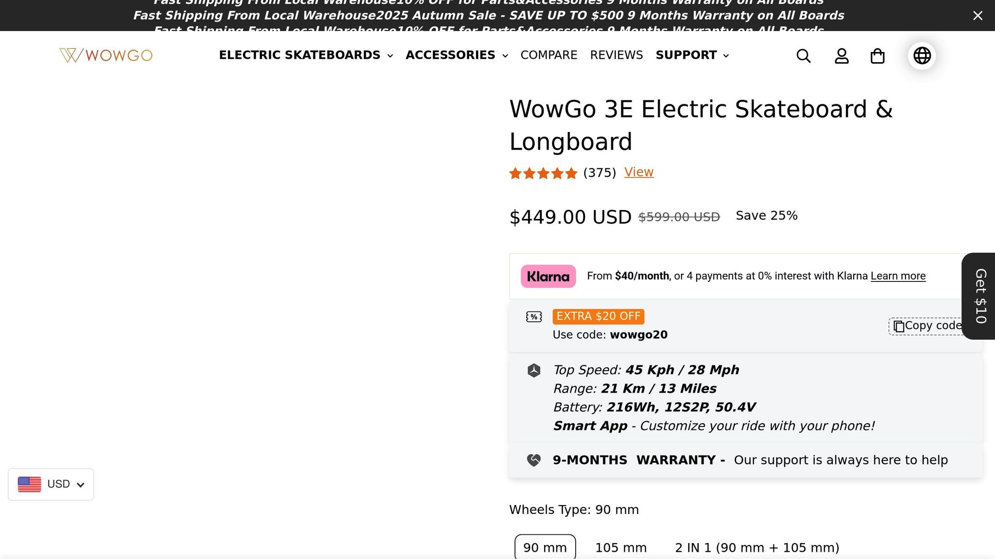 Wowgo 3E
