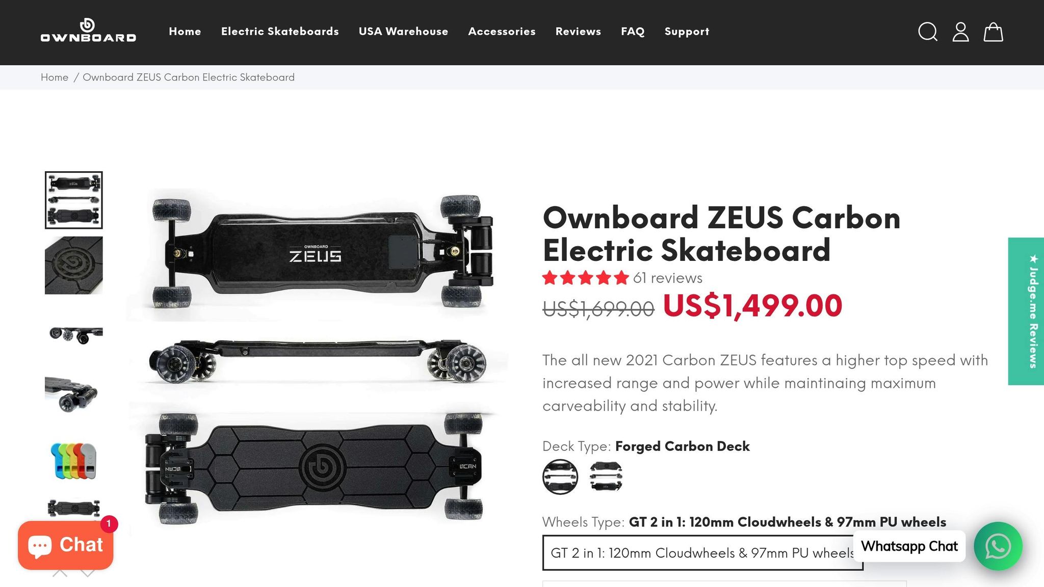 Ownboard ZEUS Carbon