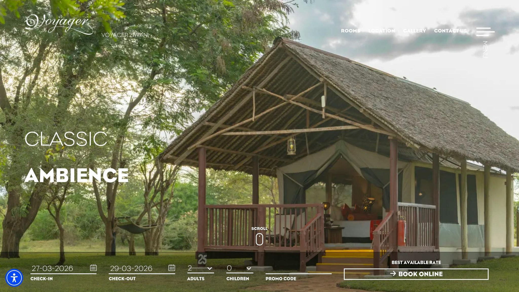 Voyager Ziwani Tented Camp