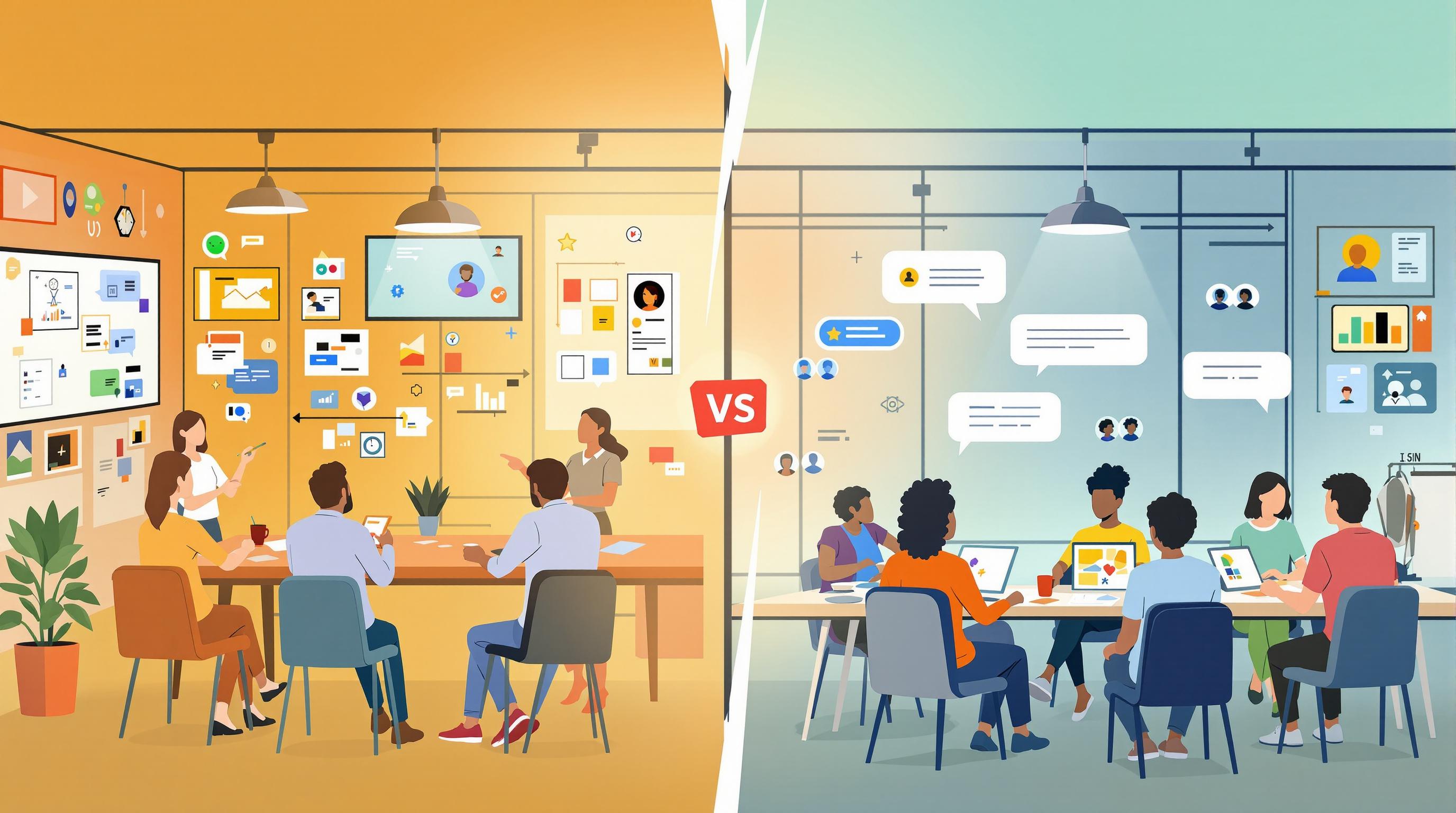 Thumbnail for: Comparaison WiRoom et Slack