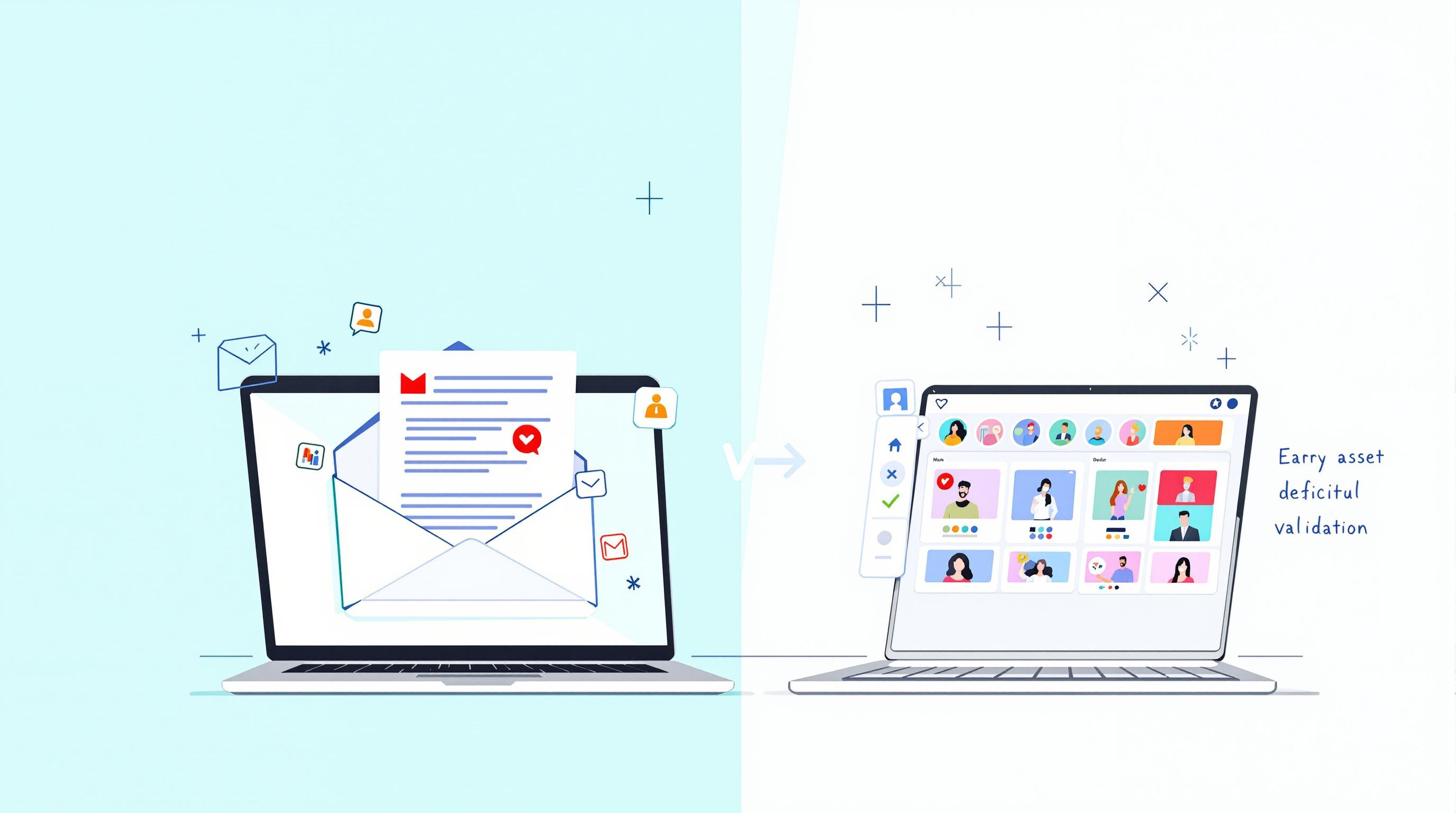Thumbnail for: Email vs Plateforme: Quel Outil pour Valider vos Assets?