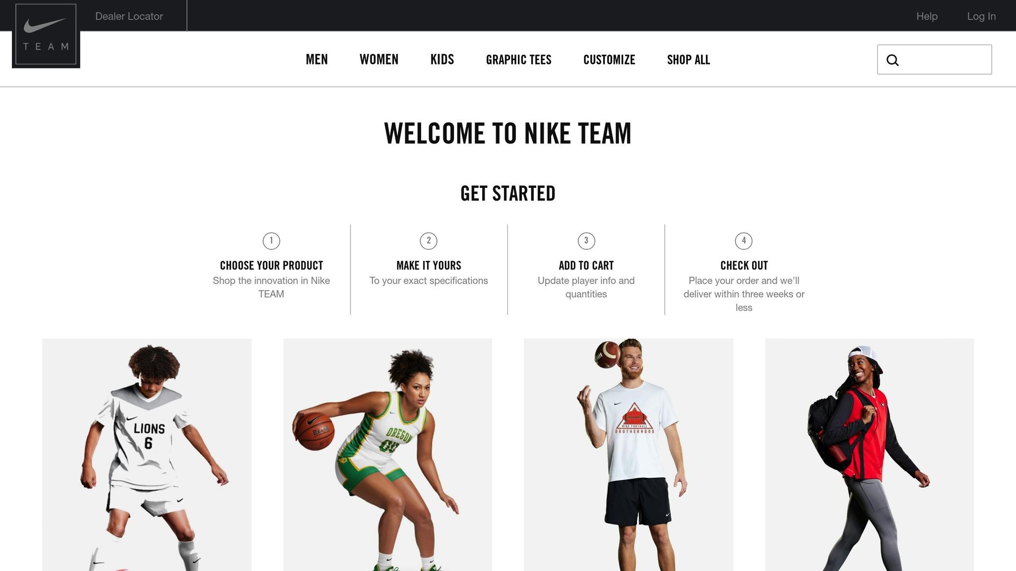 Nike Team Builder