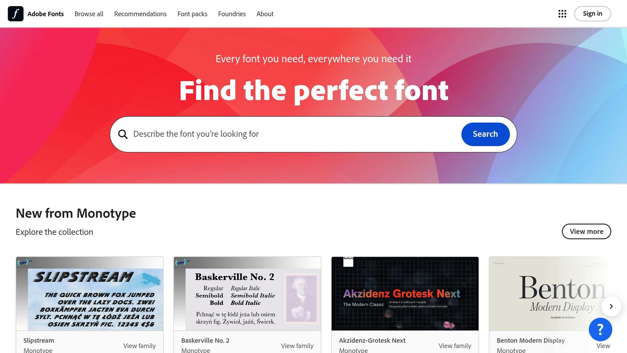 Adobe Fonts