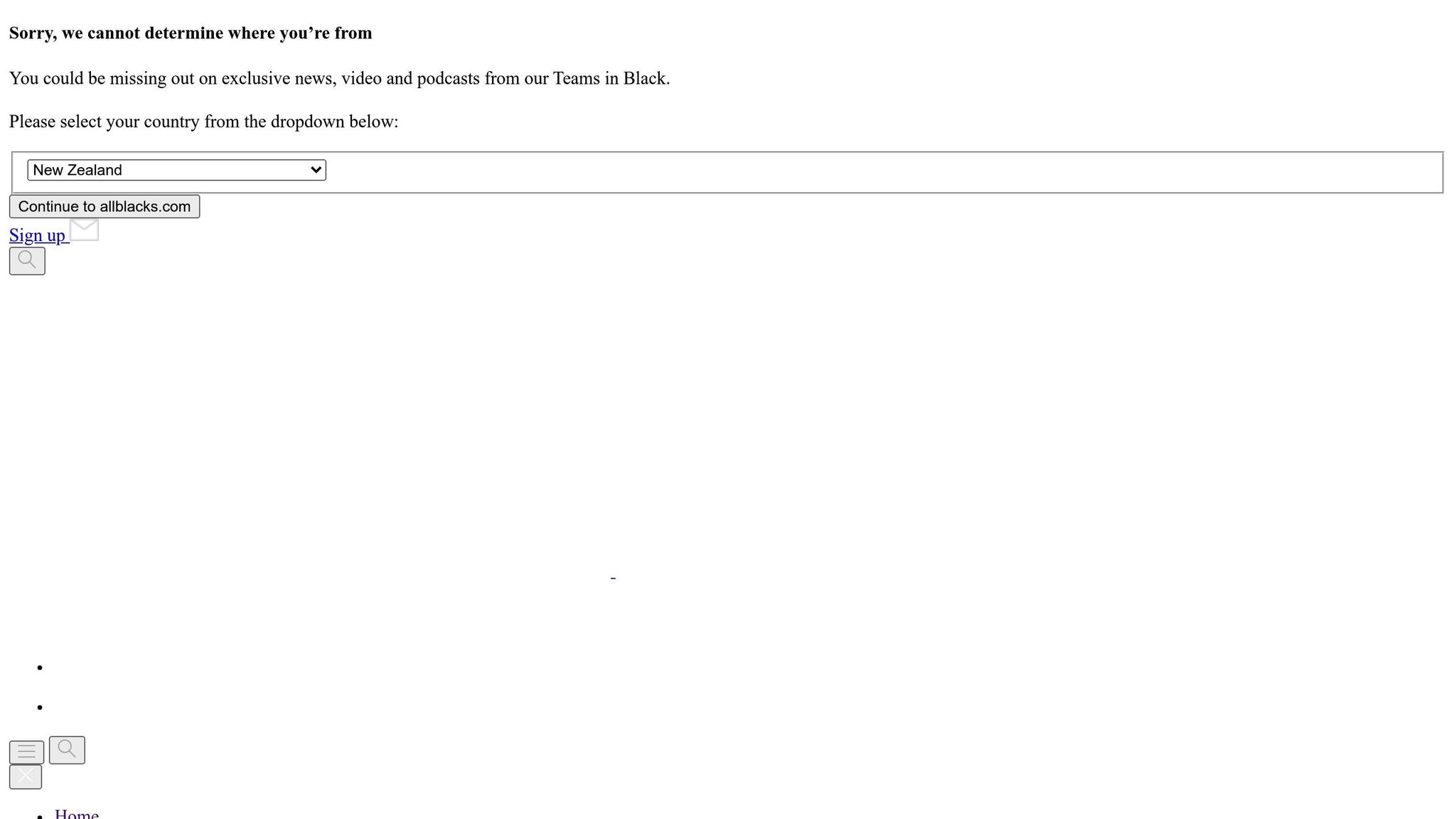 New Zealand All Blacks