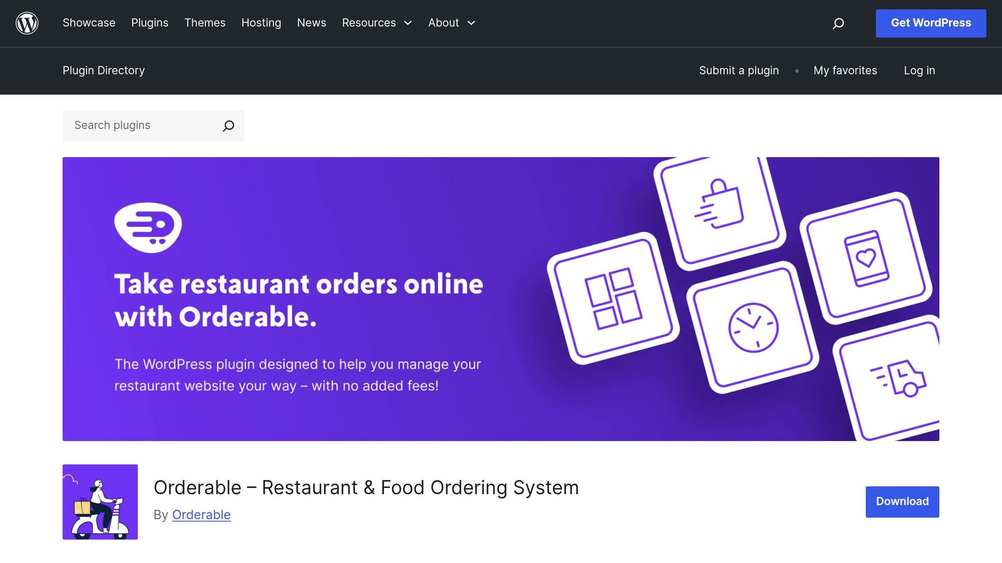 Orderable