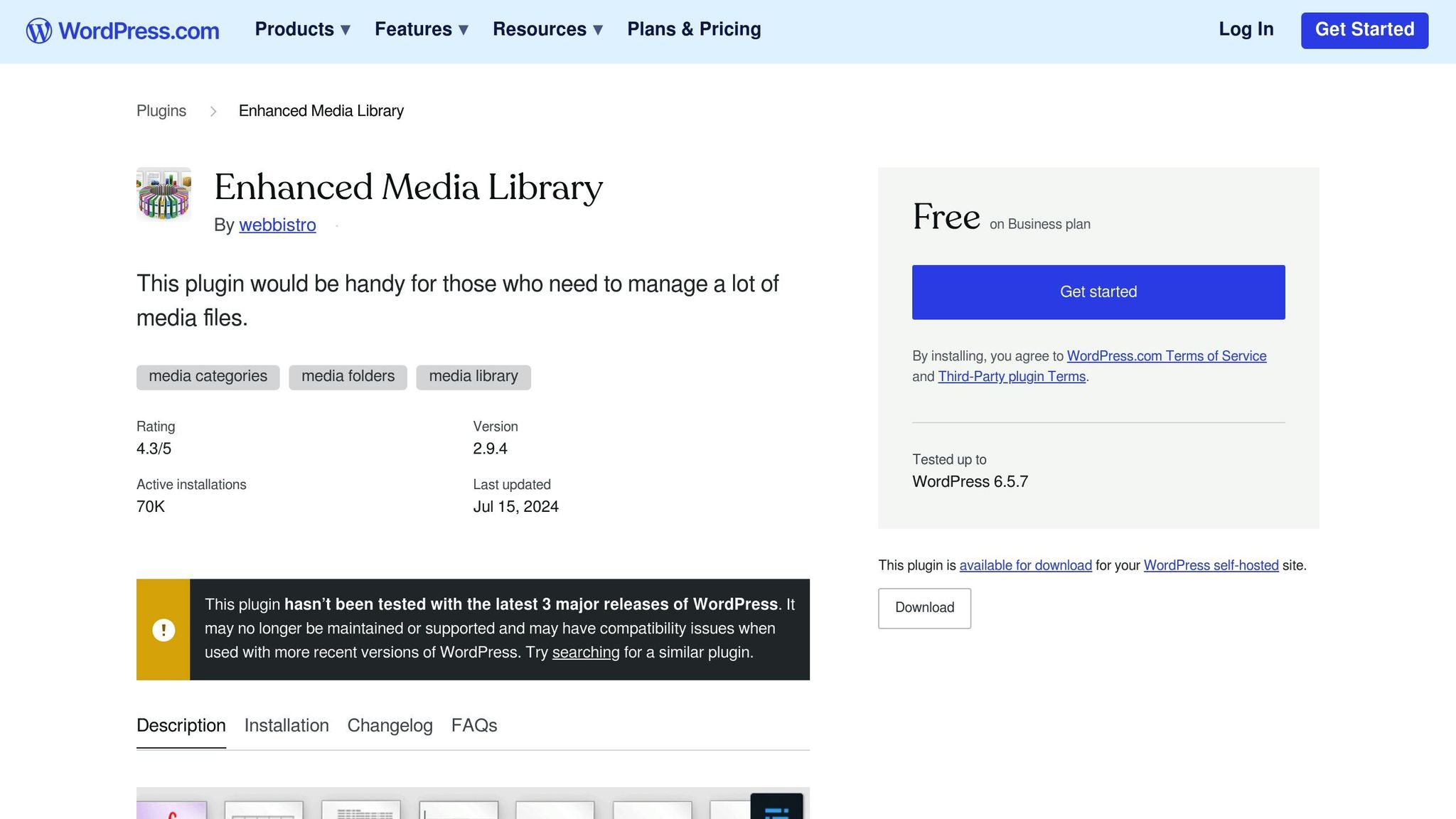 Enhanced Media Library