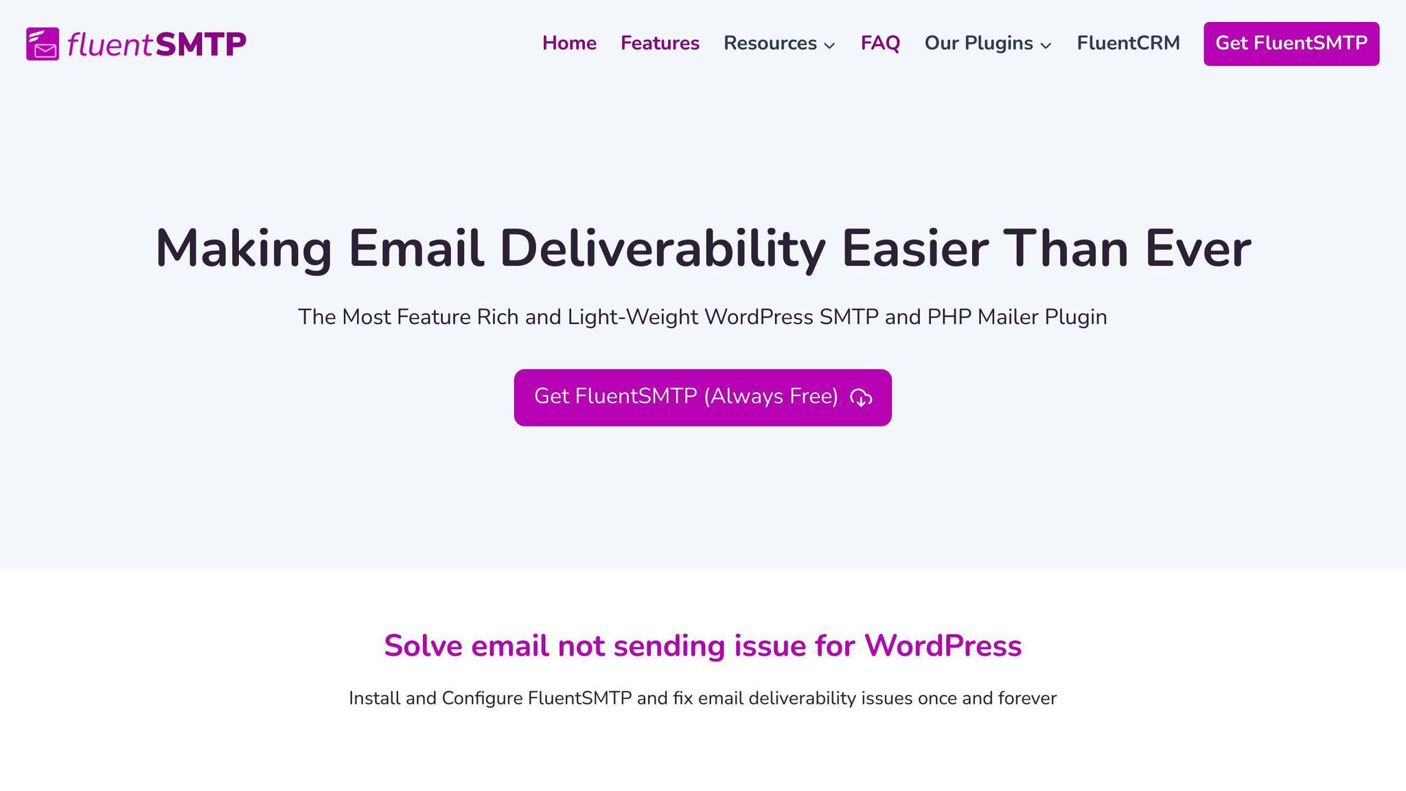 FluentSMTP