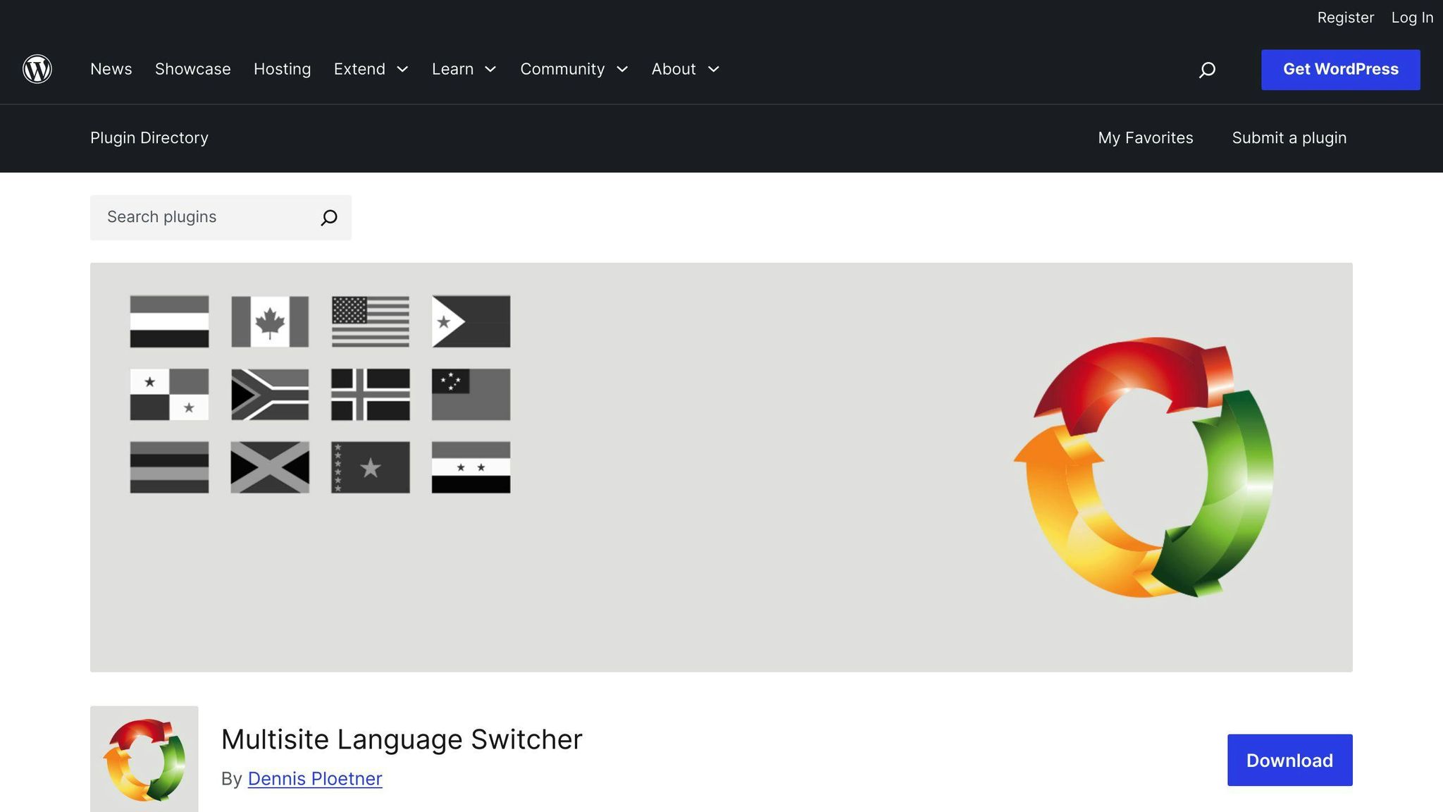 Multisite Language Switcher