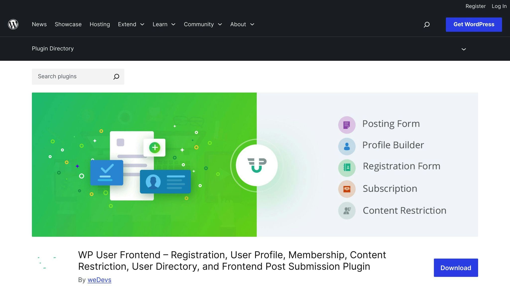 WP User Frontend