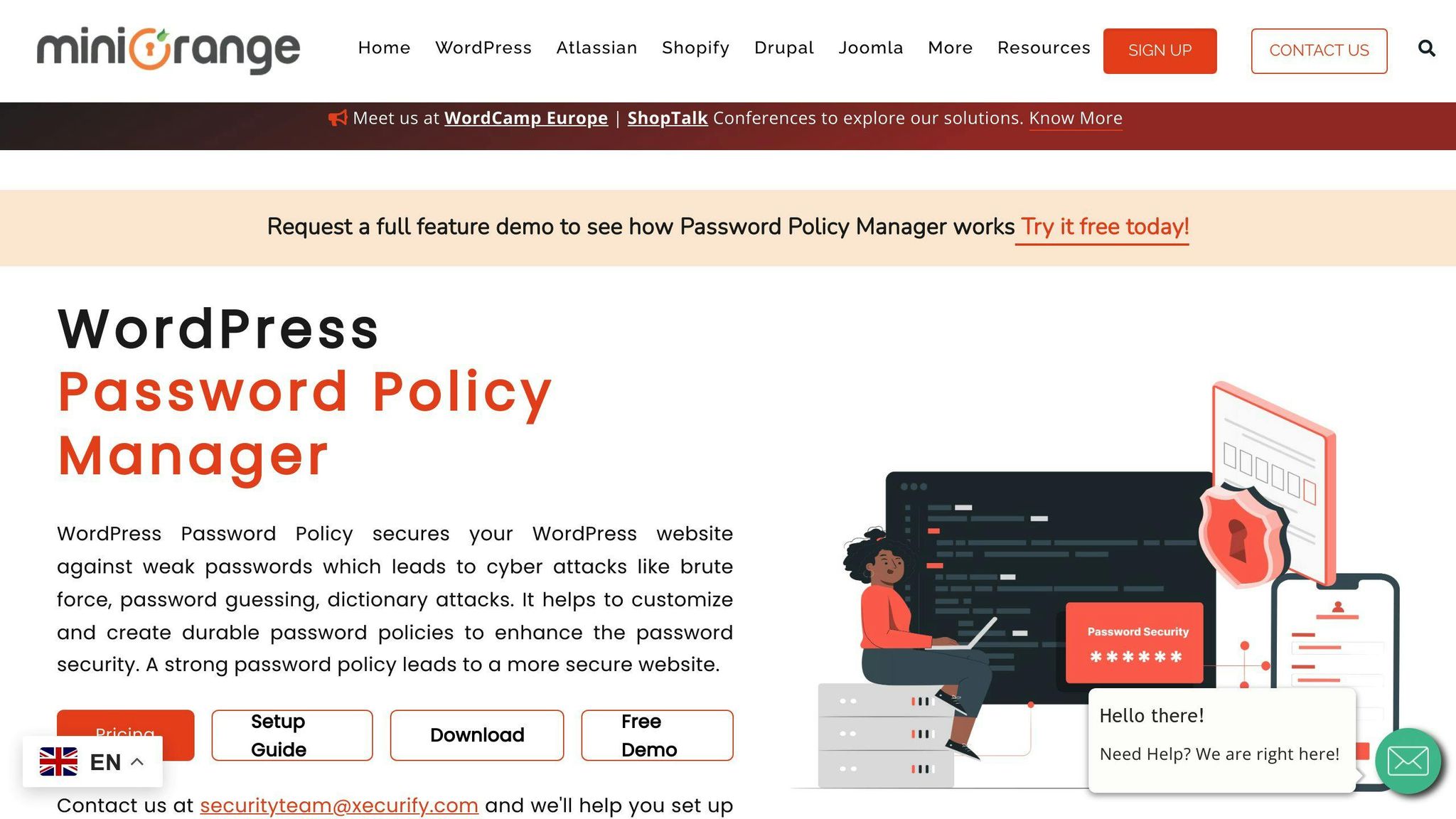 Password Policy Manager for WordPress
