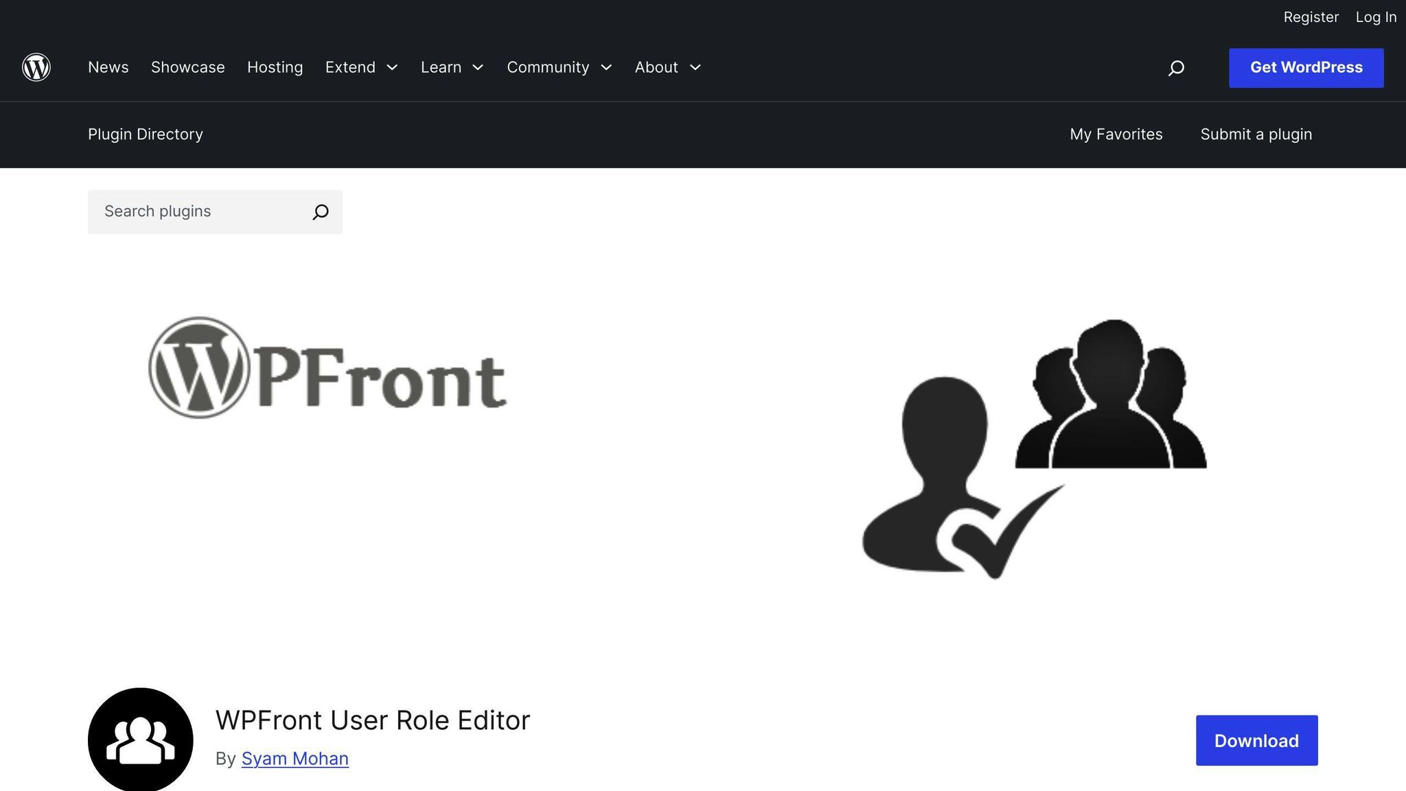 WPFront User Role Editor