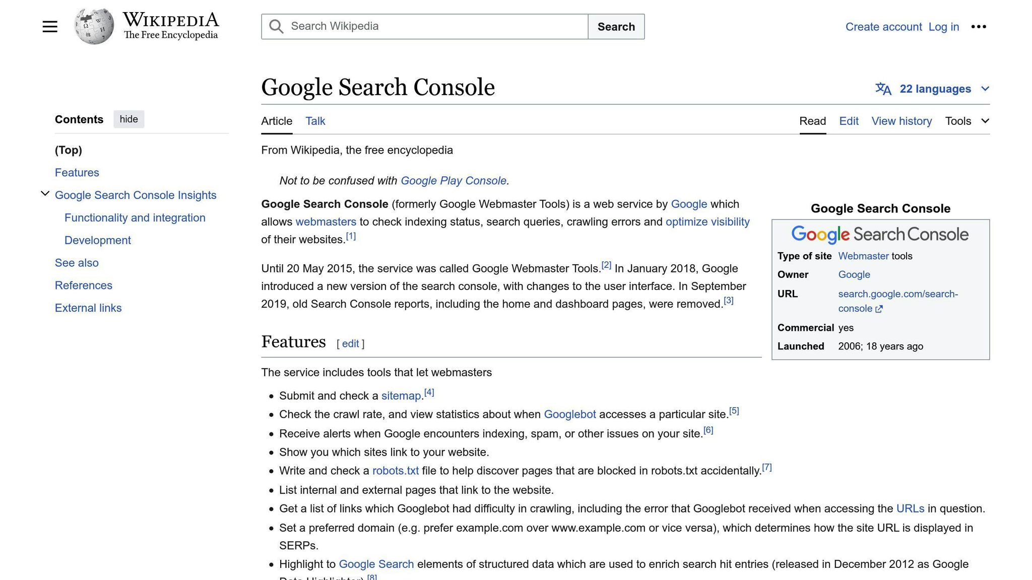Google Search Console