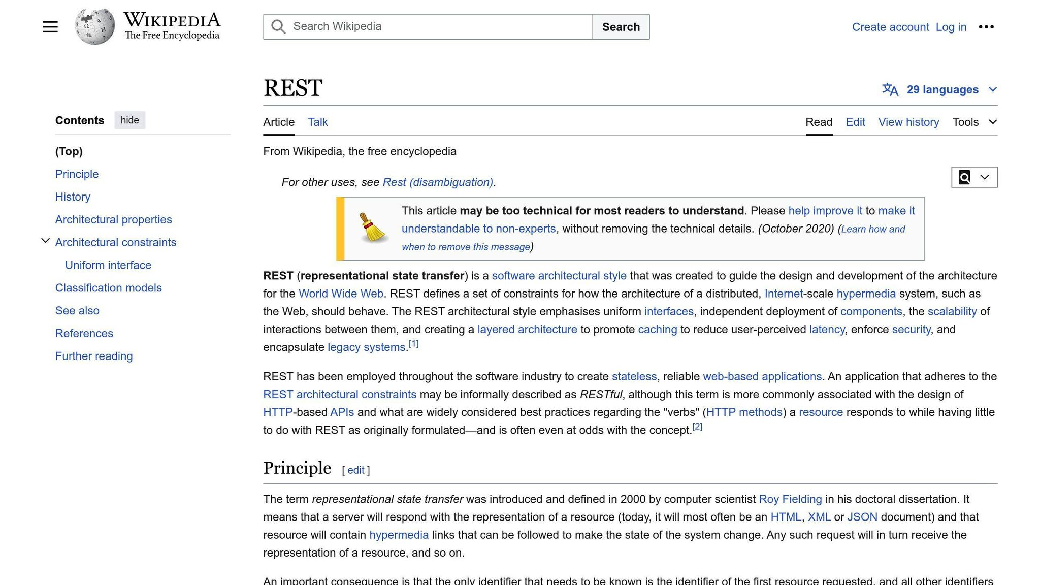 REST API