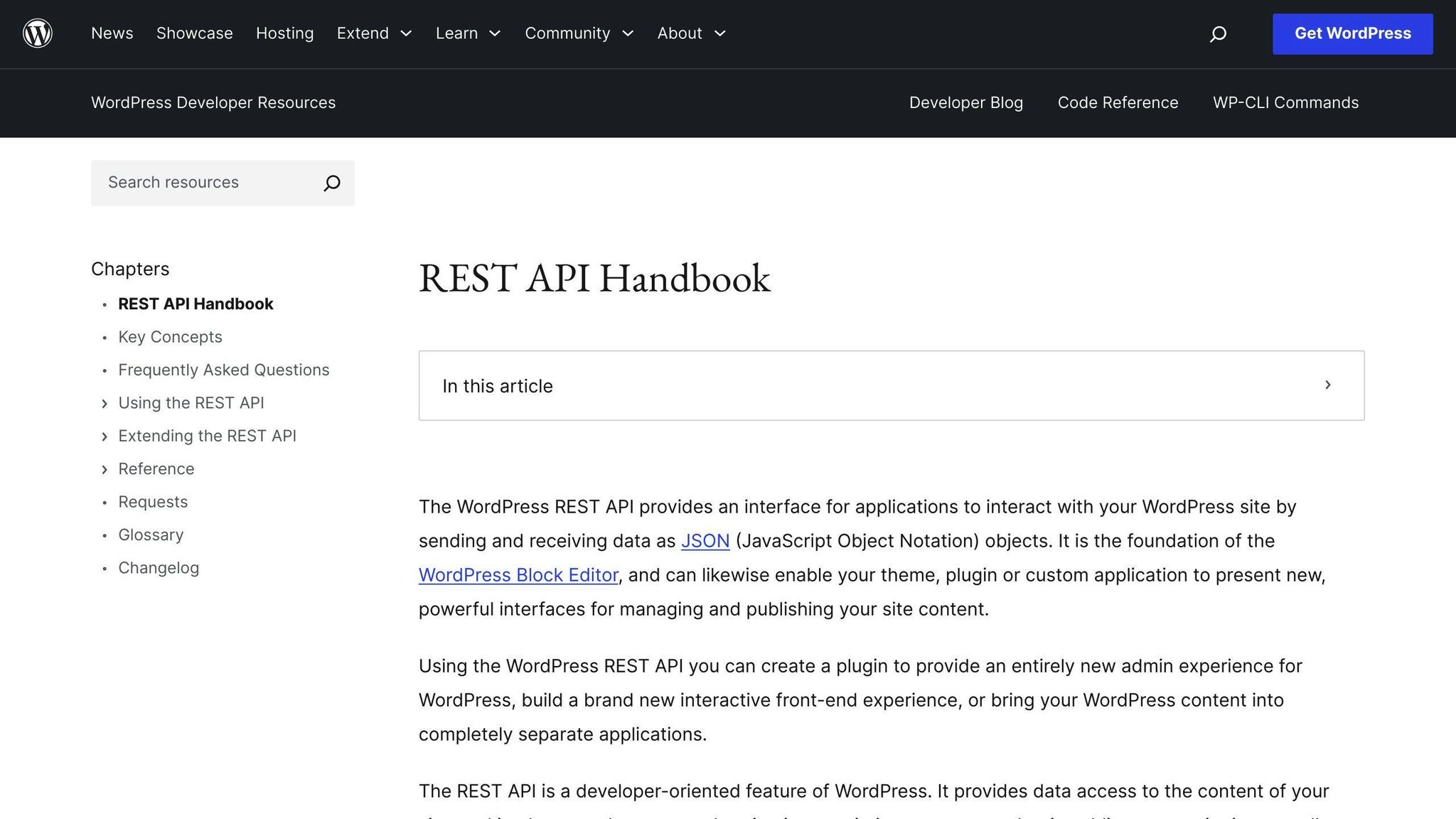 WordPress REST API
