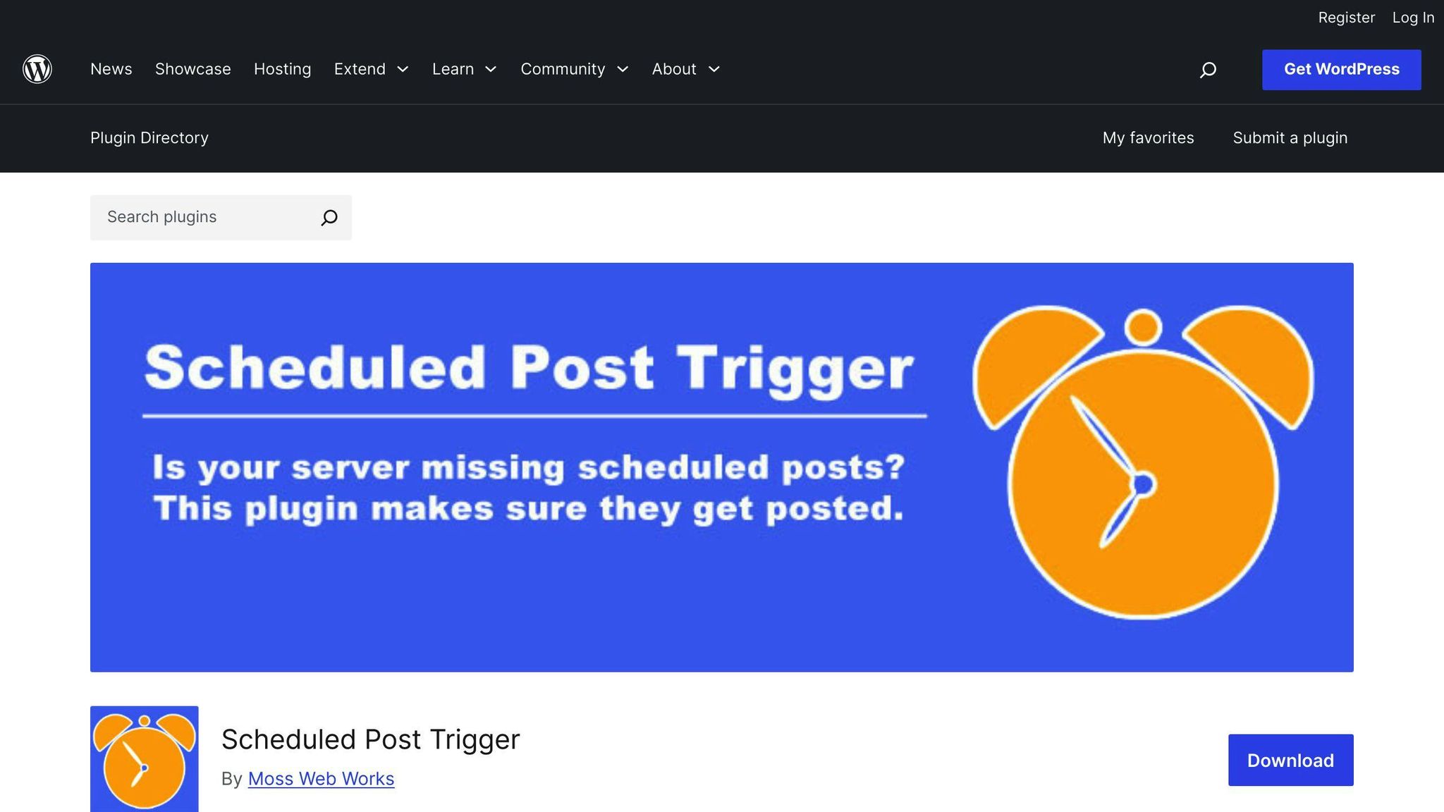 Scheduled Post Trigger