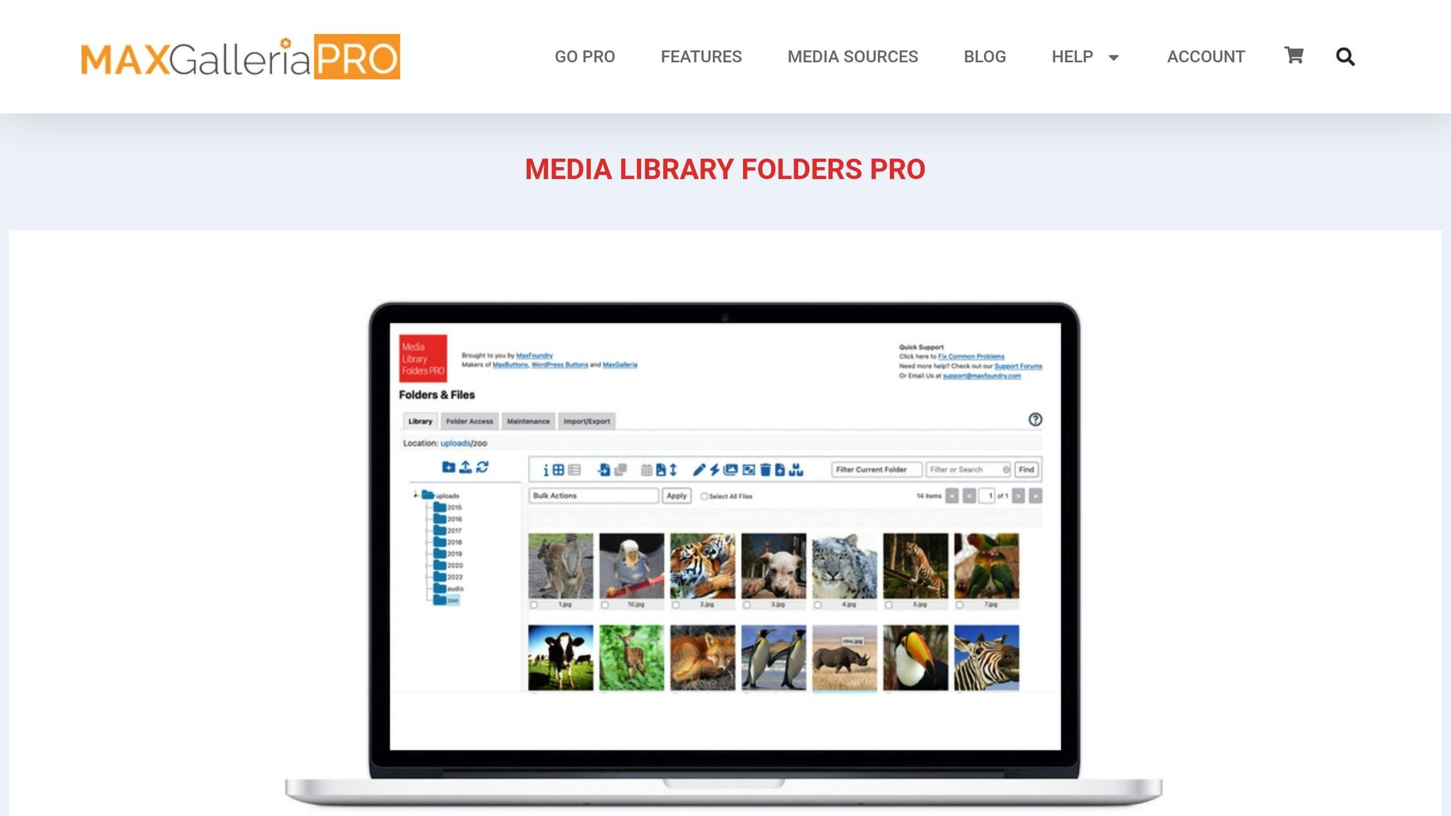 Media Library Folders Pro