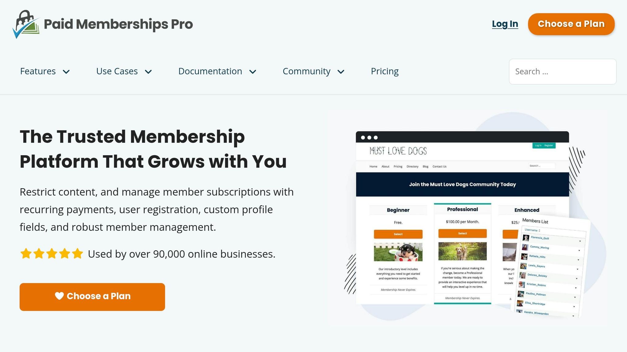 Paid Memberships Pro