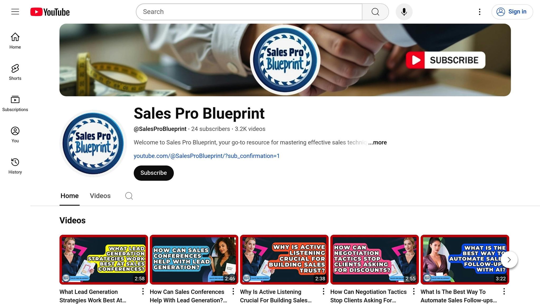 Sales Pro Blueprint