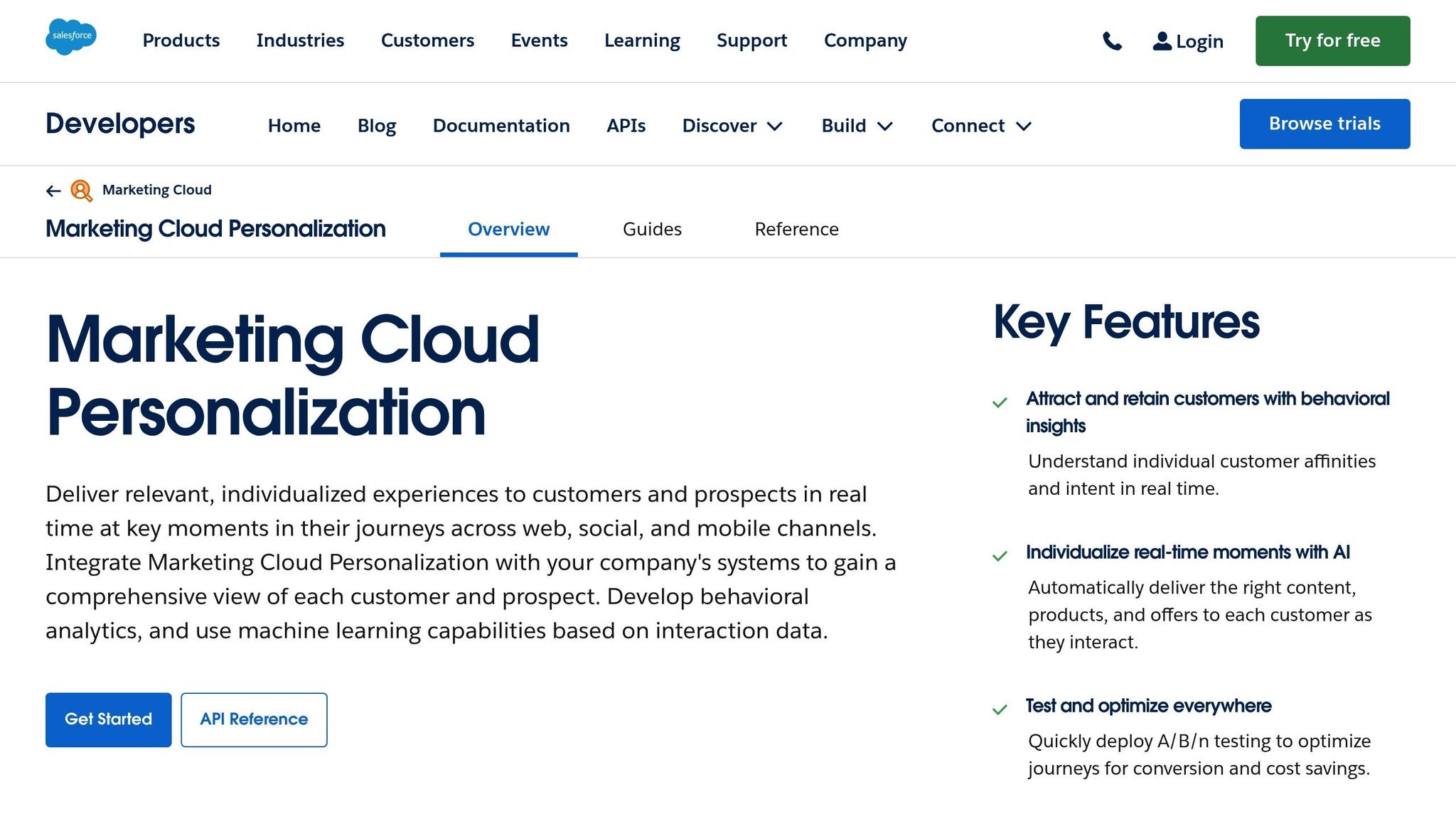 Marketing Cloud Personalization