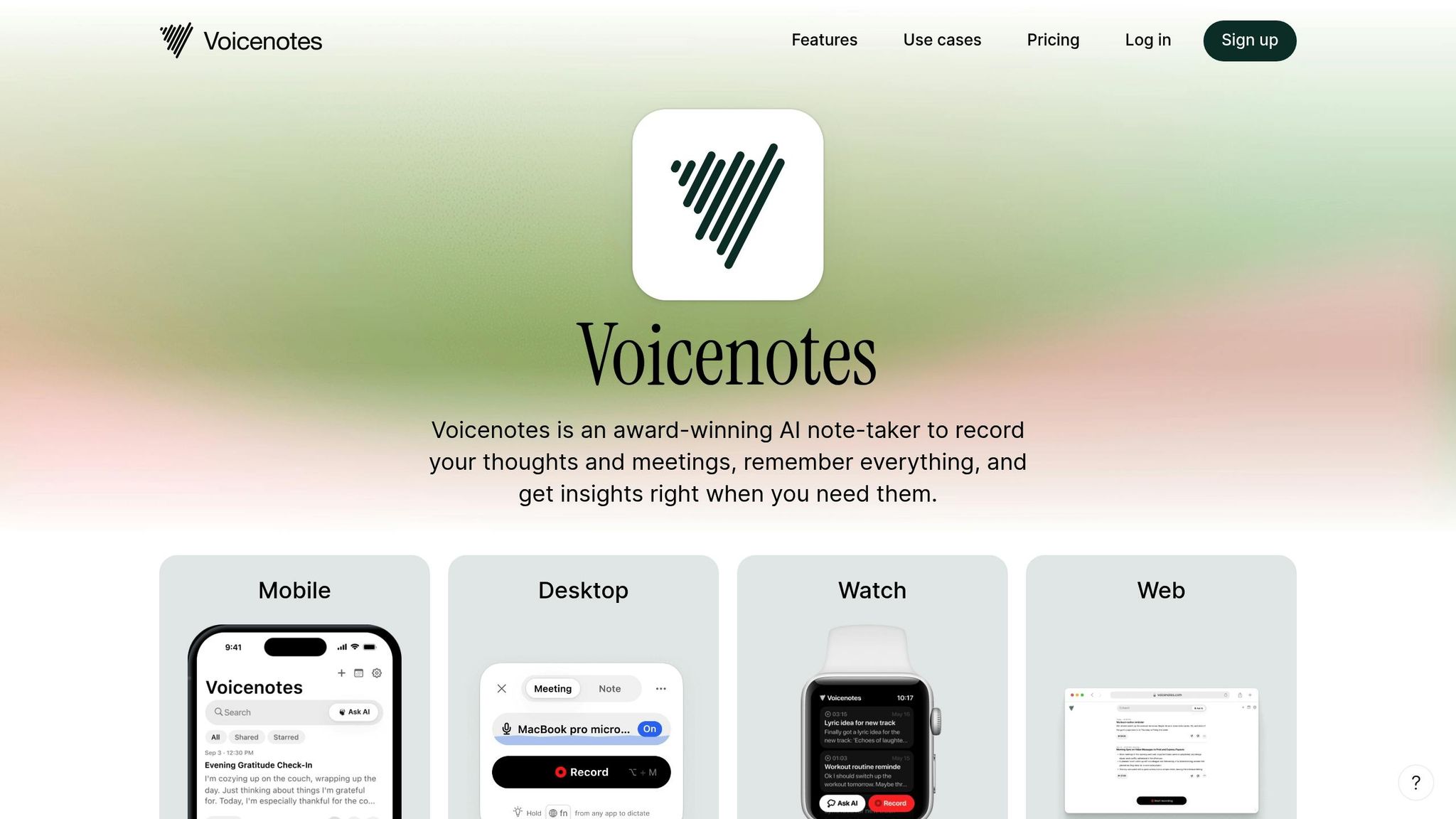 Voicenotes
