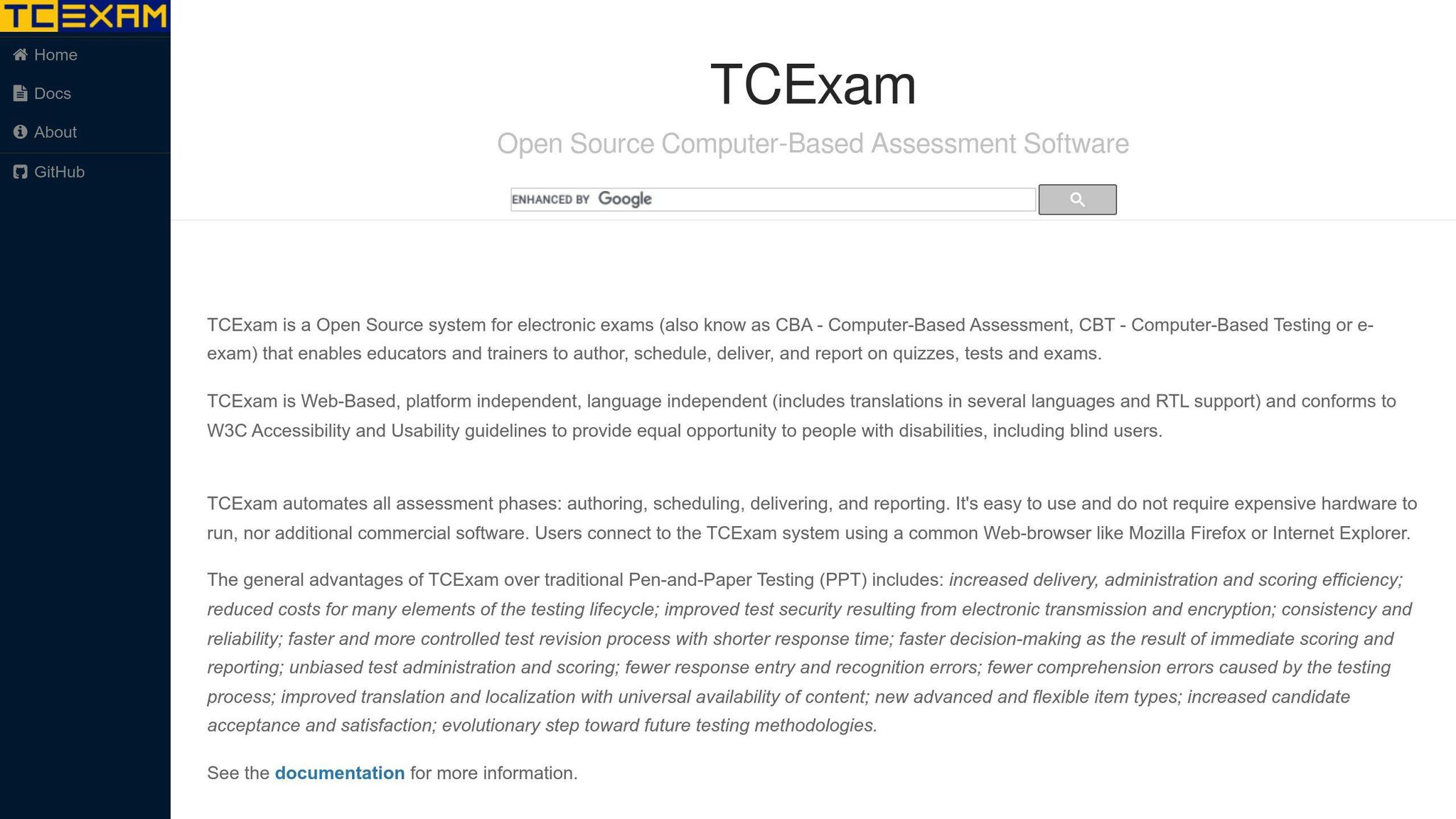 WriteSim TCExam