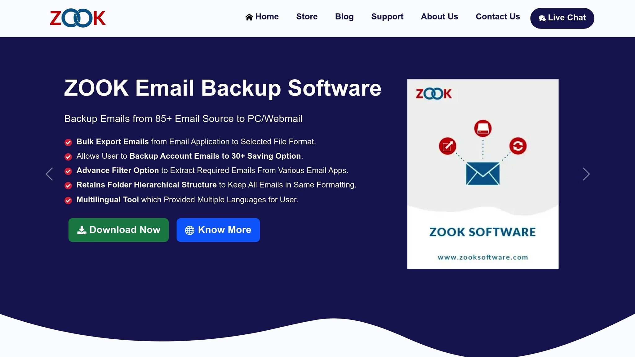 ZOOK Email Backup