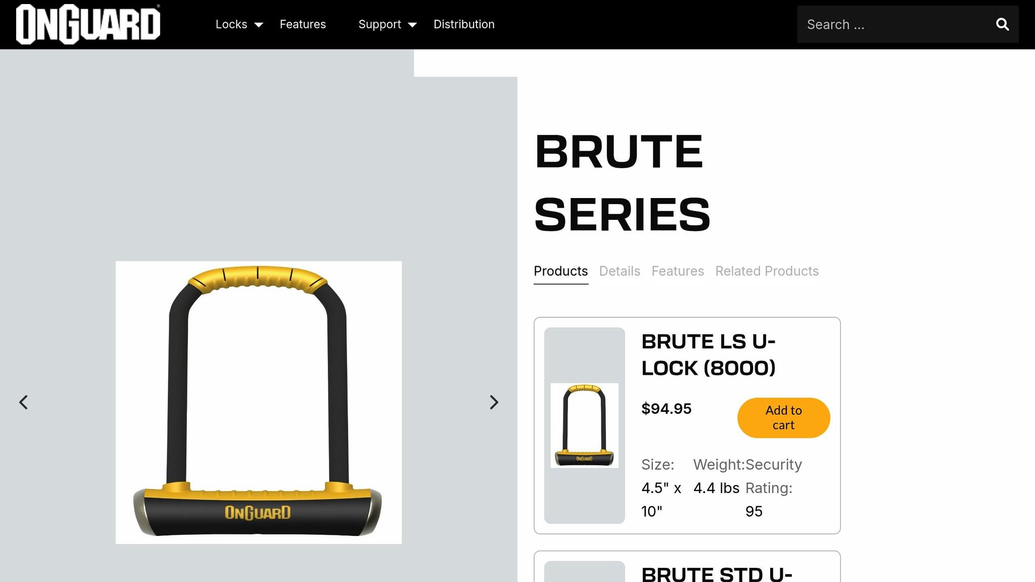 OnGuard Brute STD