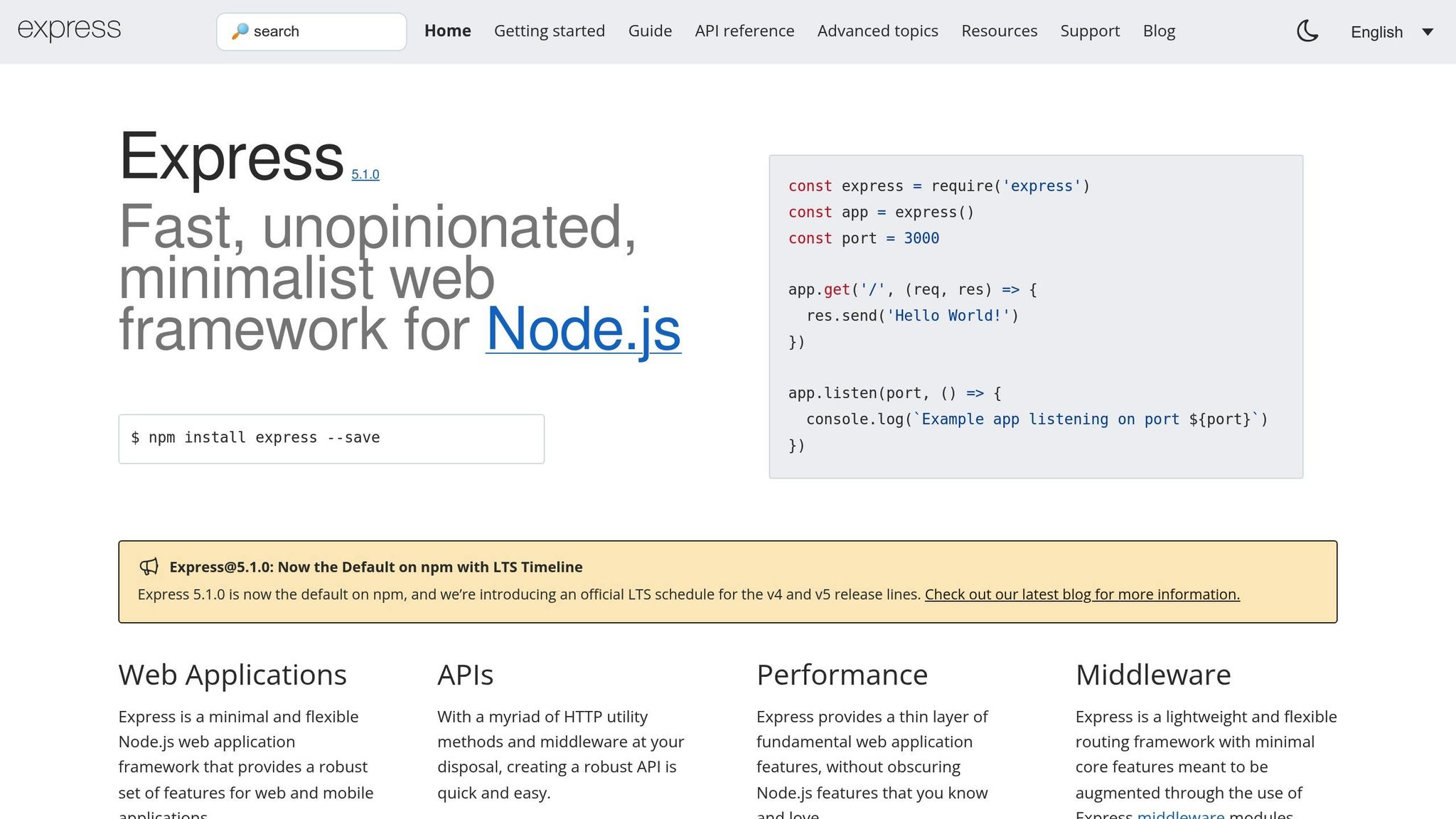 Node.js Express