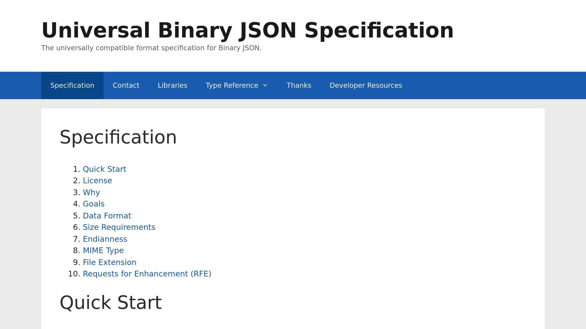 UBJSON